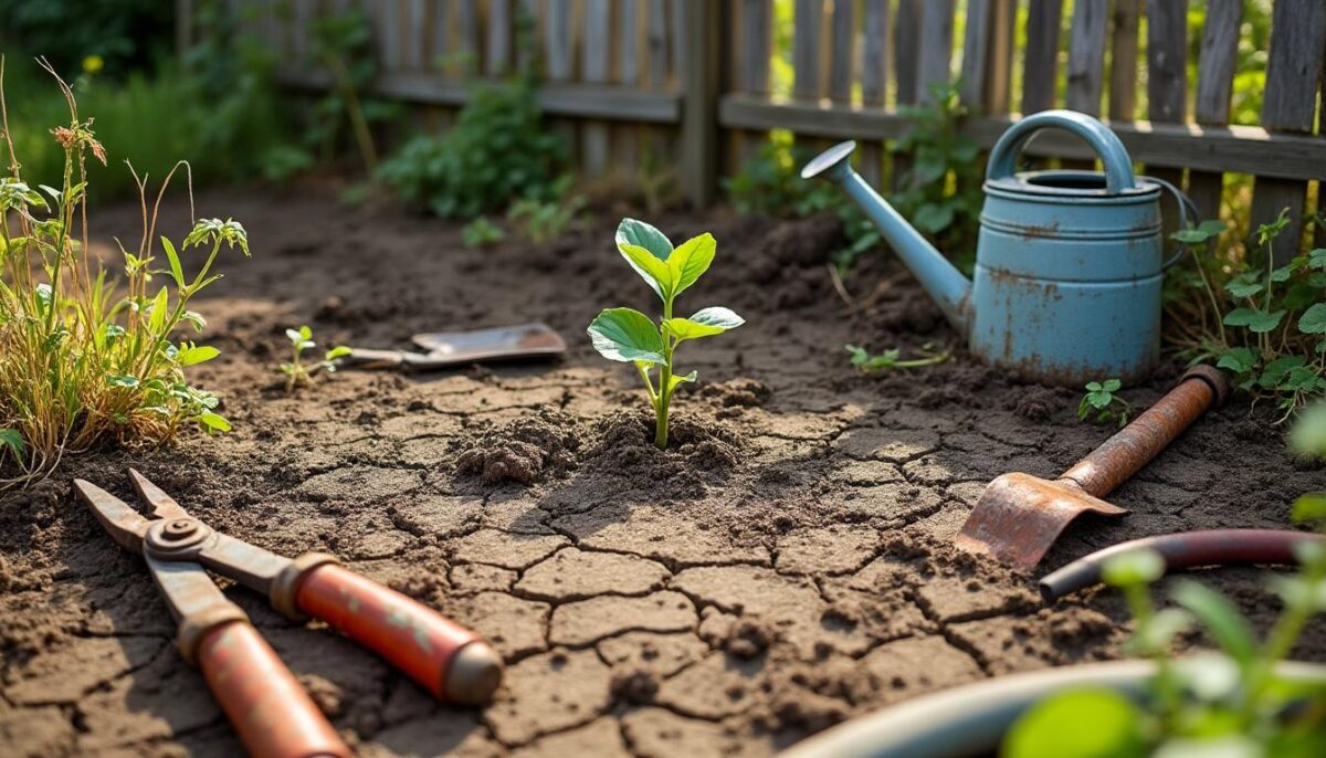 découvrez les raisons pour lesquelles votre terrain reste pauvre malgré les soins du jardin et apprenez comment améliorer la qualité de votre sol pour un jardin florissant.