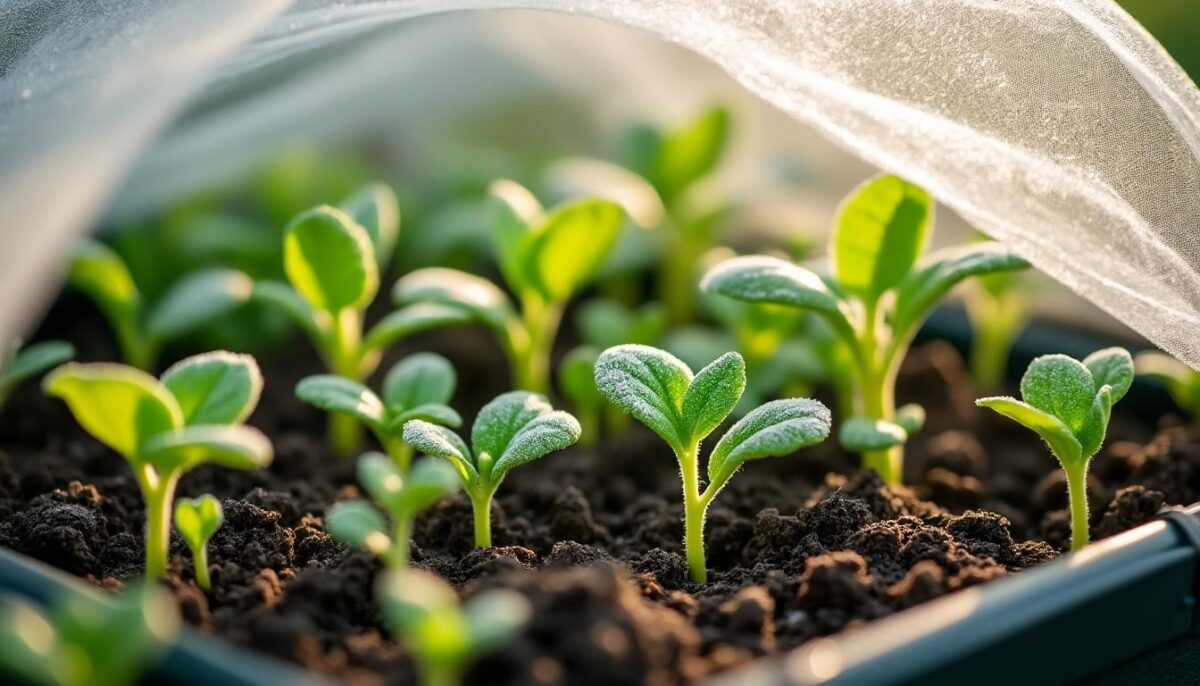 découvrez nos conseils pour protéger efficacement les jeunes pousses de votre potager contre les coups de froid et favoriser une croissance saine.